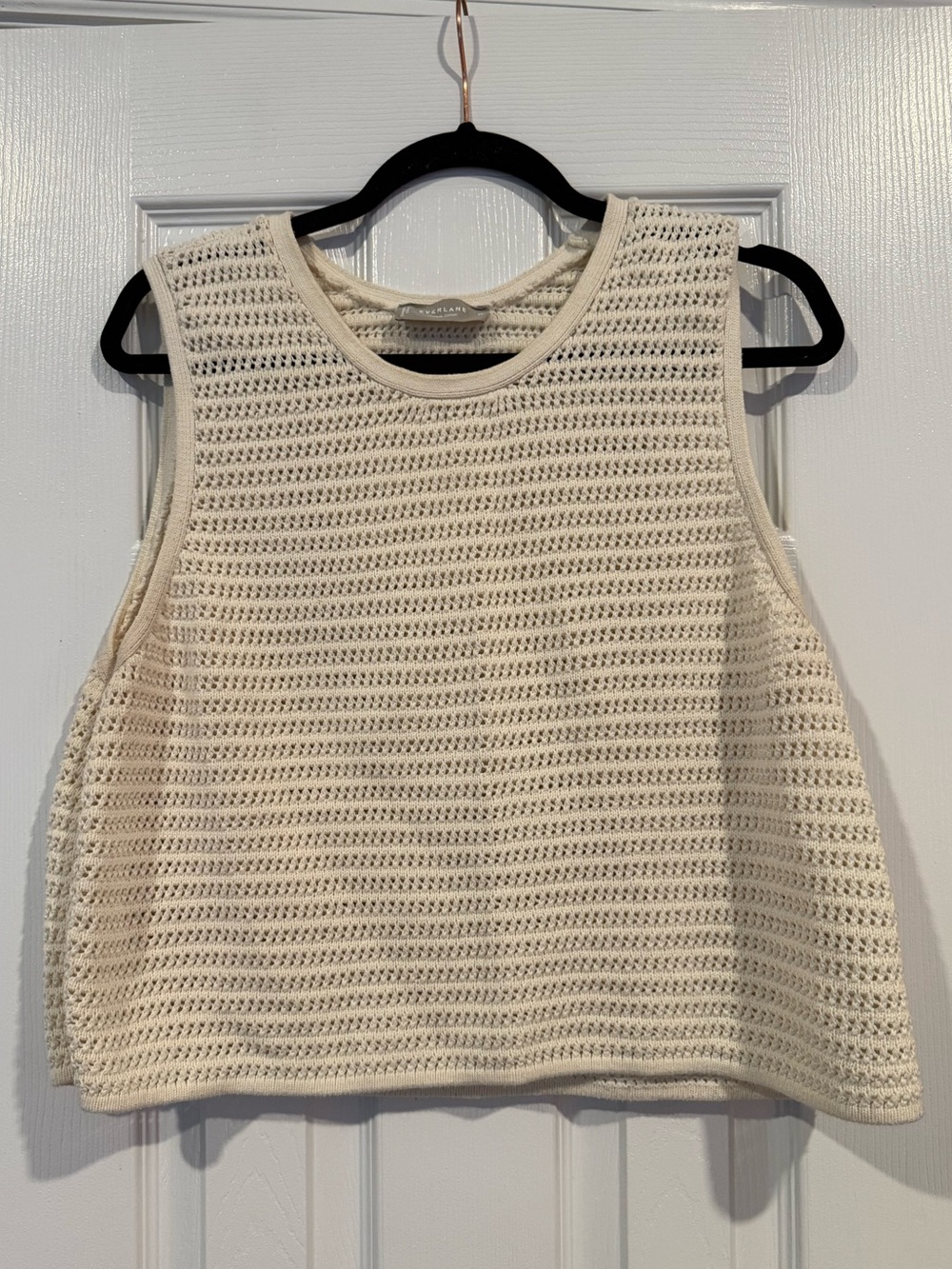 Everlane Organic Cotton Open-Stitch Knit Tank